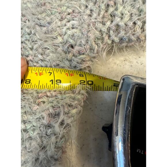 Joie Gray Alpaca Blend Mockneck Sweater Size XS Oversized Fuzzy Soft A50 - Picture 4 of 5